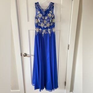 Royal Blue Prom / Wedding Guest Dress